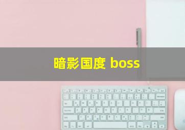 暗影国度 boss